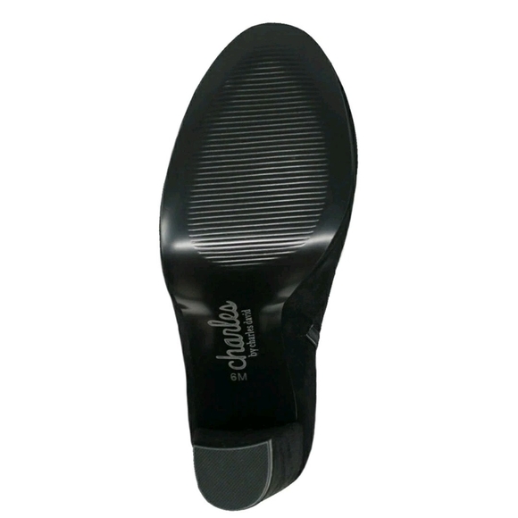 CHARLES BY CHARLES DAVID Converter Black Microsuede Size 9 Women's - Picture 5 of 6